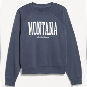 Montana Navy Blue Sweatshirt,XL Tall,New